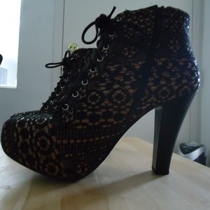 Charlotte Russe High Heeled Ankle Boots